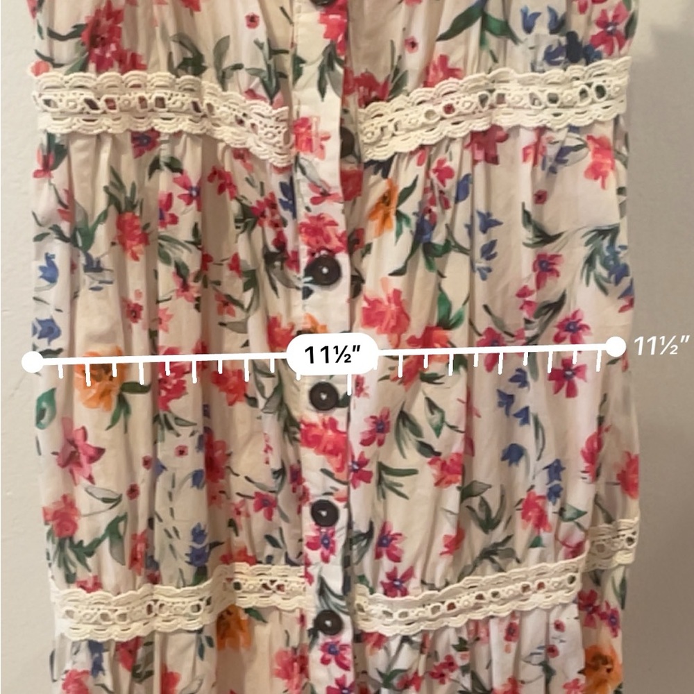 Good as new 🥰 Peony Floral XXS 🌼LANI MIDI DRESS Lovers and Friends - Picture 11 of 13